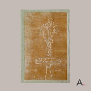 3_Linograbado "Decaying beauty"